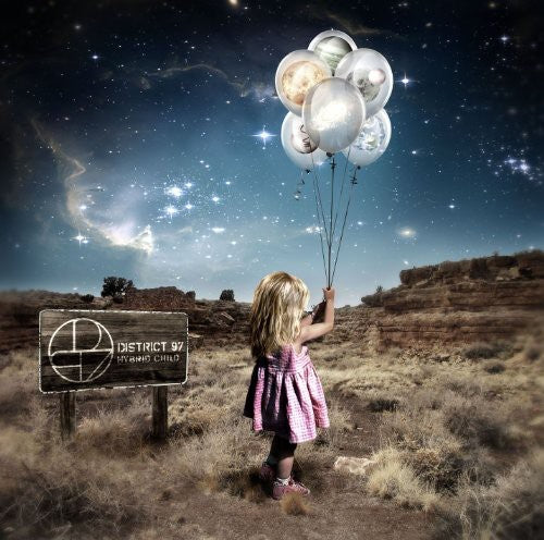 the album cover for District 97 - Hybrid Child