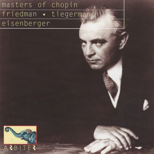 the album cover for IGNAZ FRIEDMAN - Masters of Chopin