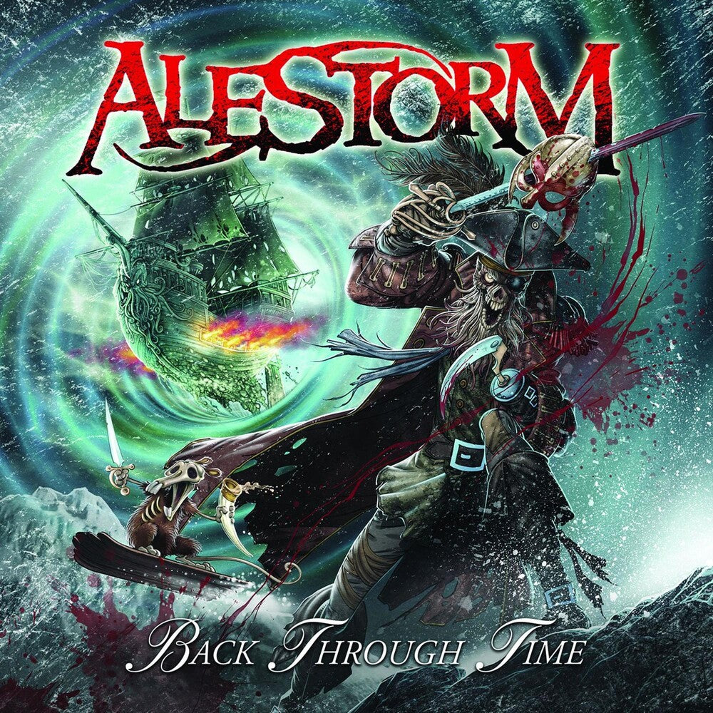 the album cover for Alestorm - Back Through Time