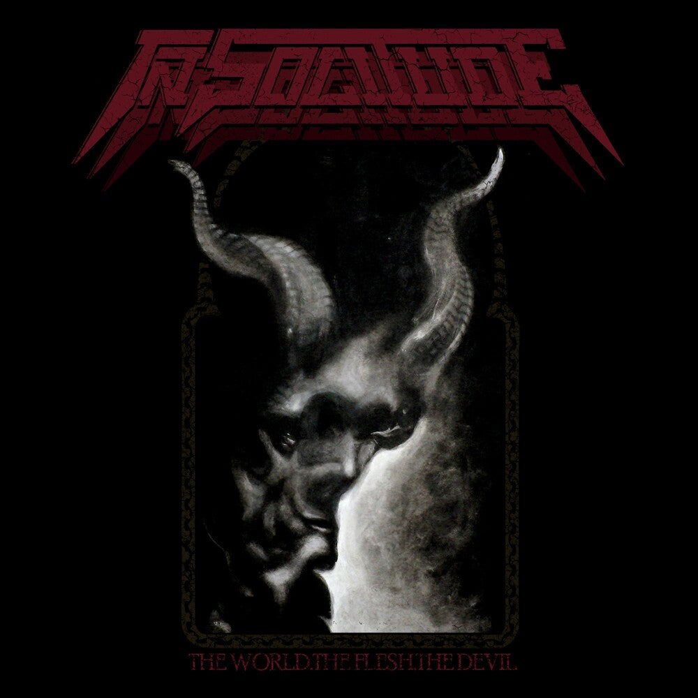 the album cover for In Solitude - World the Flesh the Devil