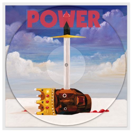 the album cover for Kanye West - Power [Picture Disc] [Single]
