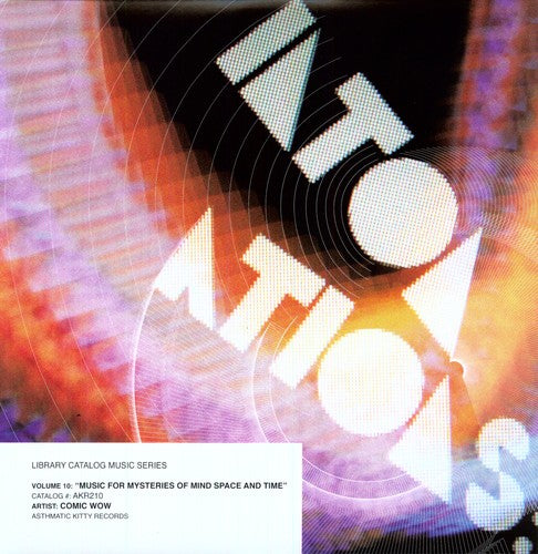 the album cover for Comic Wow - Library Catalog Music Series: Music For Mysteries Of Mind Space & Time