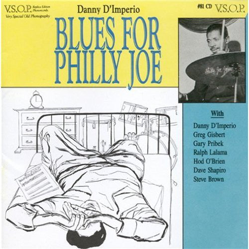the album cover for Danny D'Imperio - Blues for Philly Joe