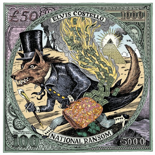 the album cover for Elvis Costello - National Ransom