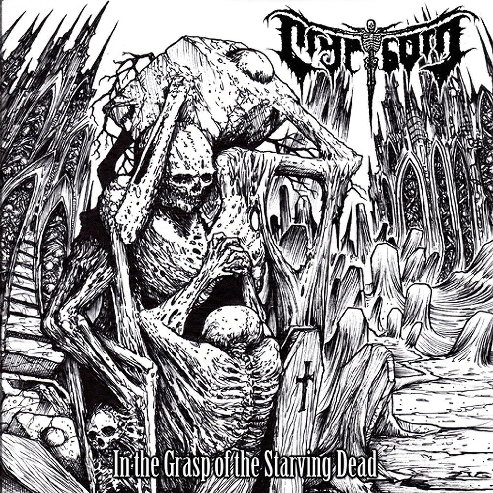 the album cover for Cryptborn - In the Grasp of the Starving Dead