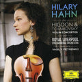 the album cover for Hilary Hahn - Higdon & Tchaikovsky Violin Concertos