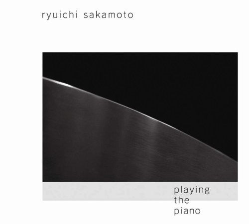 the album cover for Ryuichi Sakamoto - Playing the Piano