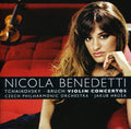 the album cover for Nicola Benedetti - Violin Concertos