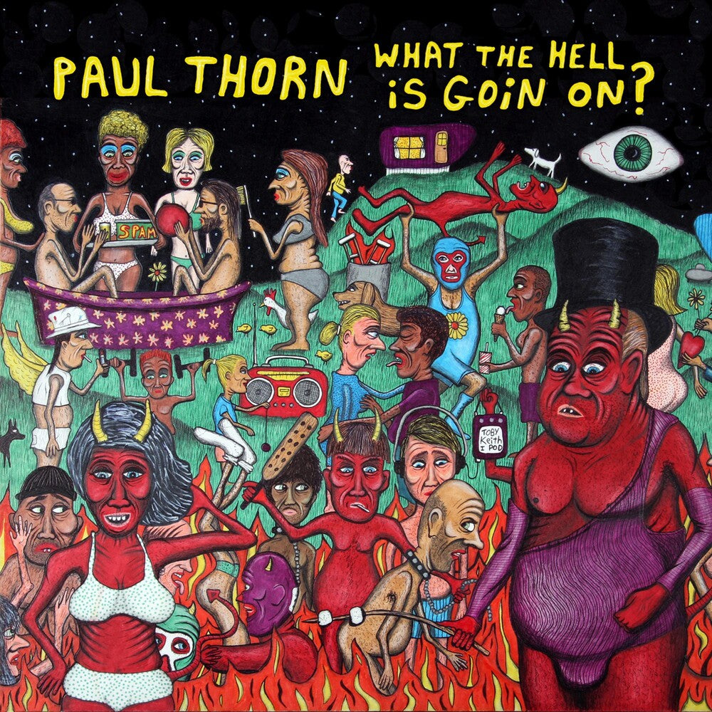 the album cover for Paul Thorn - What the Hell Is Goin on