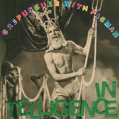 the album cover for Intelligence - Crepuscule with Pacman