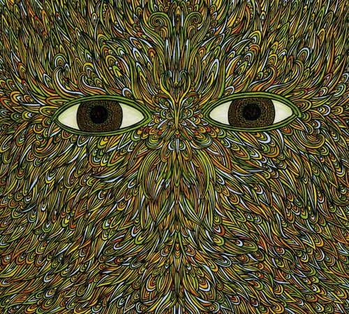 the album cover for Flying Lotus - Pattern + Grid World