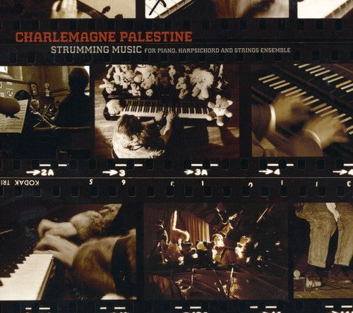the album cover for Charlemagne Palestine - Strumming Music