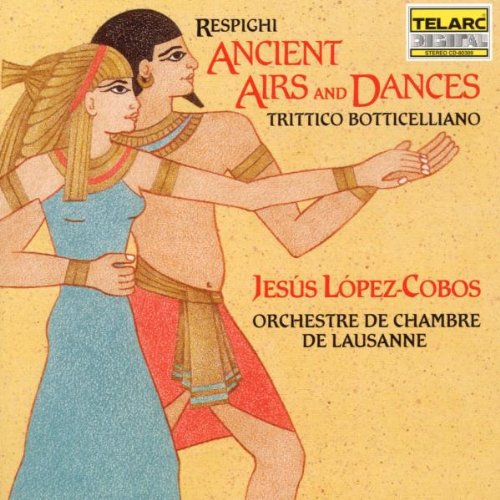 the album cover for O. RESPIGHI - Ancient Airs & Dances