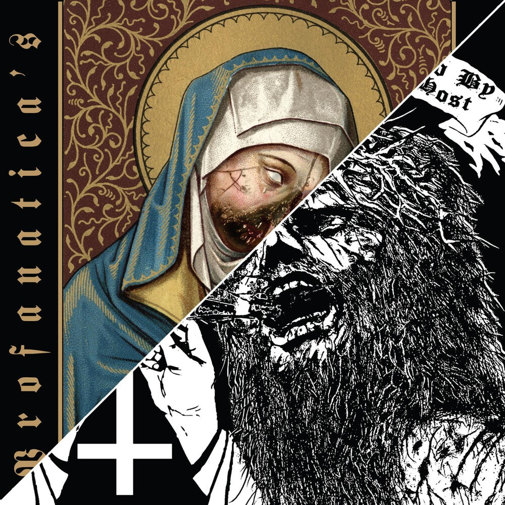 the album cover for Profanatica - Sickened By Holy Host & Grand Masters Session