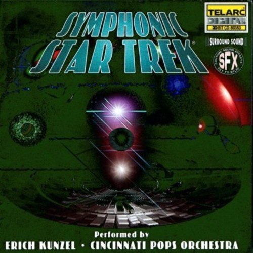 the album cover for Cincinnati Pops Orchestra - Symphonic Star Trek