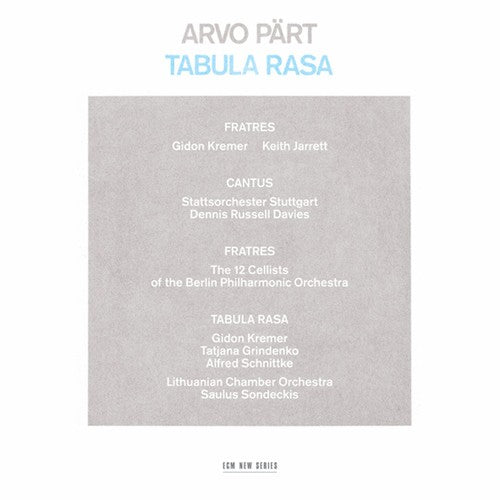 the album cover for Various Artists - Tabula Rasa
