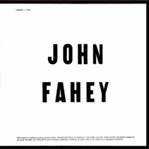 the album cover for John Fahey - Blind Joe Death