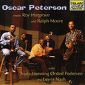 the album cover for Oscar Peterson - Meets Roy Hargrove & Ralph Moore