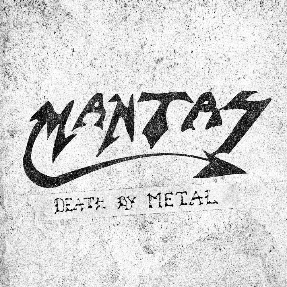 the album cover for Mantas - Death By Metal