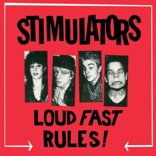 the album cover for Stimulators - Loud Fast Rules!