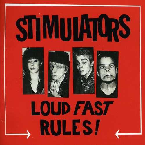 the album cover for Stimulators - Loud Fast Rules!