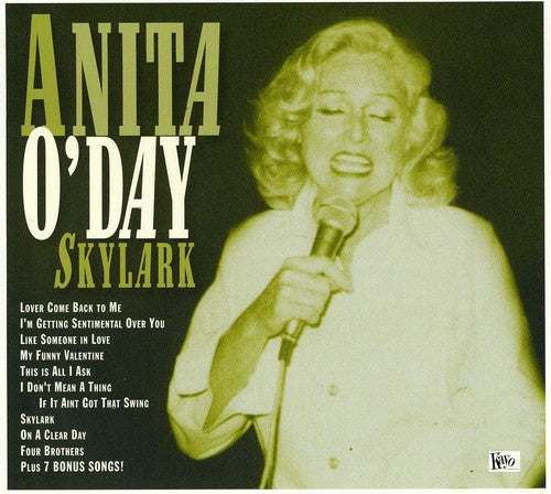 the album cover for Anita O'Day - Skylark