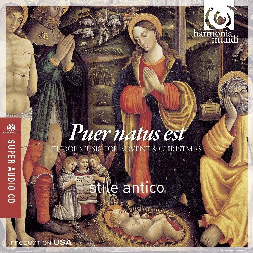 the album cover for Stile Antico - Puer Natus Est - Tudor Music for Advent & Xmas