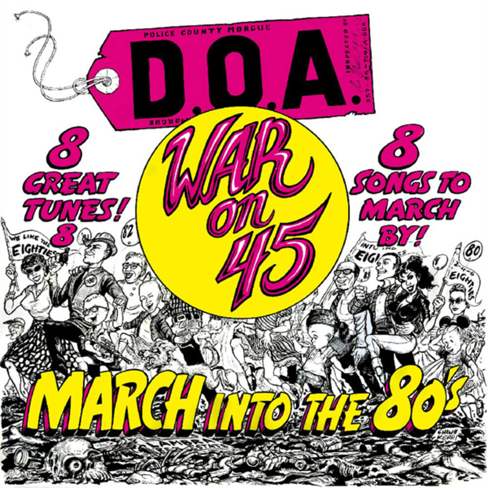 the album cover for D.O.A. - War on 45