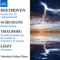 the album cover for Beethoven/Schumann/Thalberg; - Sonata 23 / Kinderszenen / Grande Fantaisie Sur