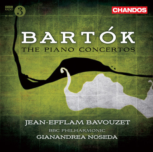the album cover for B. BARTOK - Piano Concertos 1 2 & 3