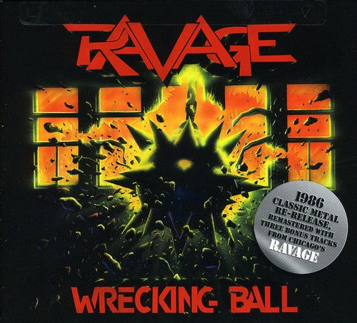 the album cover for Ravage - Wrecking Ball