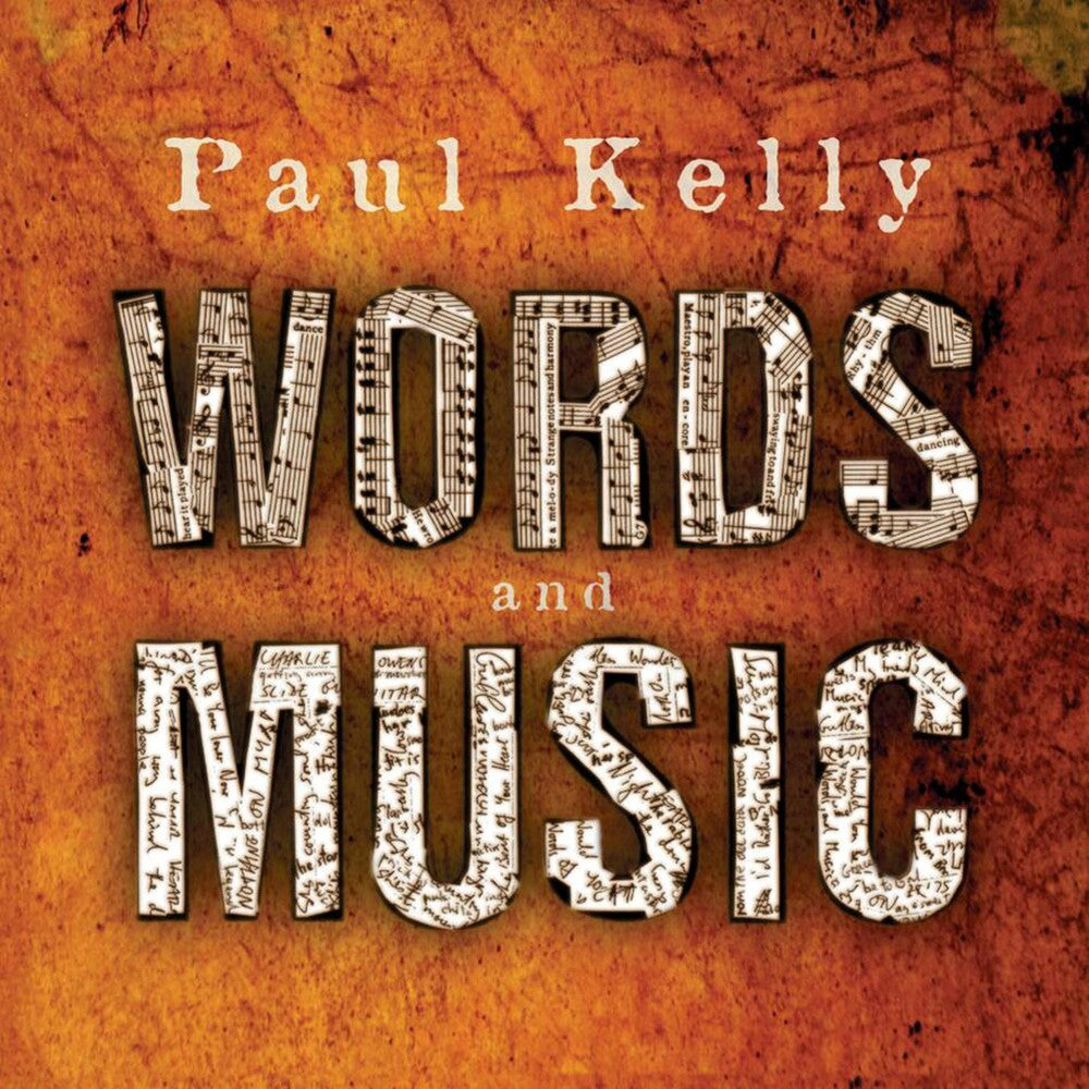the album cover for Paul Kelly - Words & Music