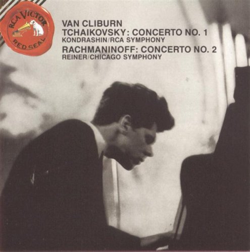 the album cover for Van Cliburn - Piano Concerto 1