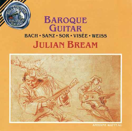 the album cover for JULIAN BREAM - Baroque Guitar