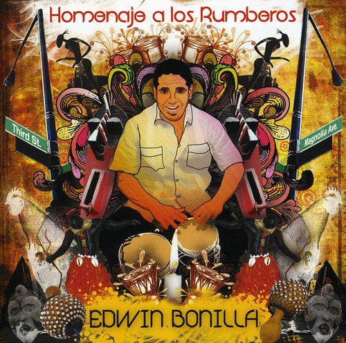 the album cover for Edwin Bonilla - Homenaje a los Rumberos