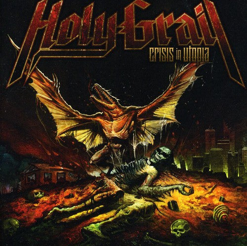 the album cover for Holy Grail - Crisis in Utopia
