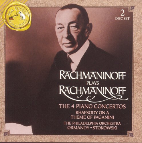 the album cover for Sergei Rachmaninov - Plays Rachmaninoff