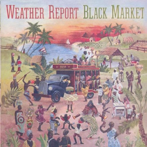 the album cover for Weather Report - Black Market