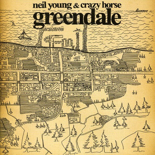 the album cover for Neil Young with Crazy Horse - Greendale [Import]