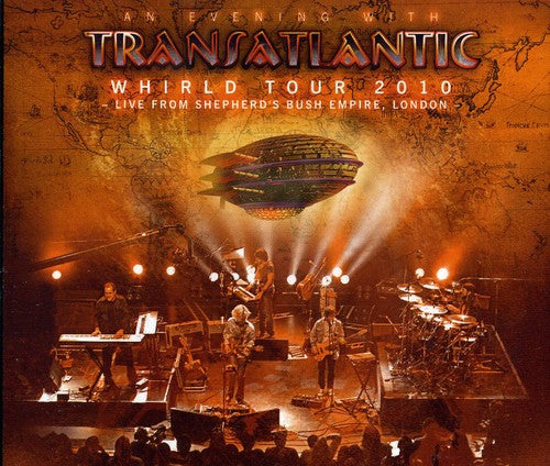 the album cover for Transatlantic - Whirld Tour 2010: Live in London