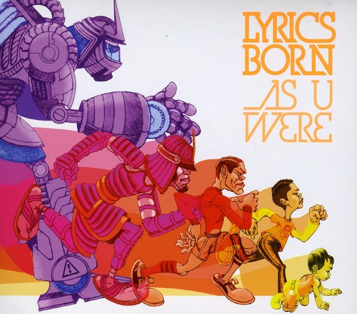 the album cover for Lyrics Born - As U Were