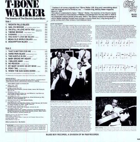the album cover for T-Bone Walker - Inventor of the Blues Guitar