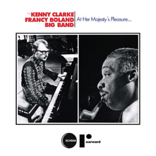 the album cover for Kenny Clarke / Boland,Francy - At Her Majestic Pleasure