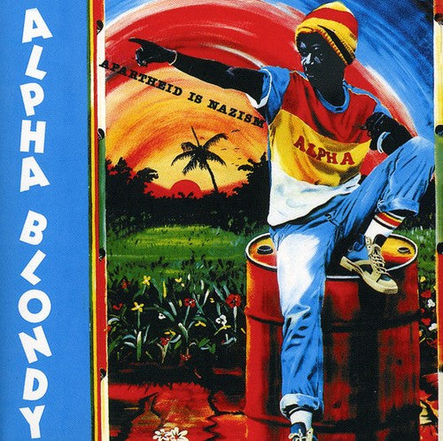 the album cover for Alpha Blondy - Apartheid Is Nazism