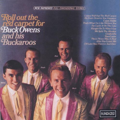 the album cover for Buck Owens - Roll Out the Red Carpet