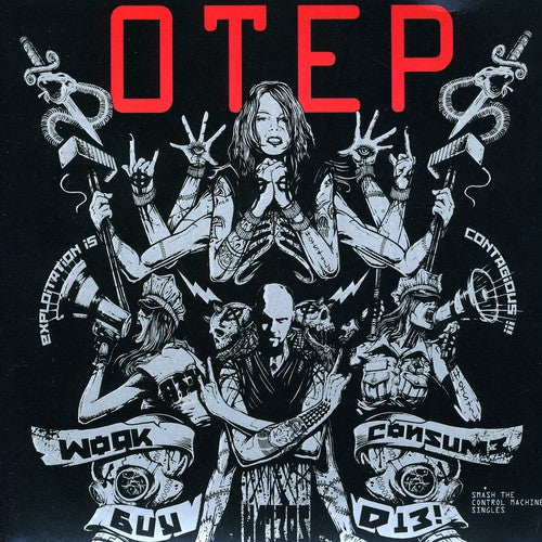 the album cover for OTEP - Smash the Control Machine Singles