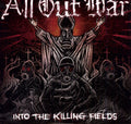 the album cover for All Out War - Into The Killing Fields [Vinyl]