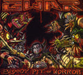 the album cover for GWAR - Bloody Pit of Horror