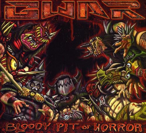 the album cover for GWAR - Bloody Pit of Horror