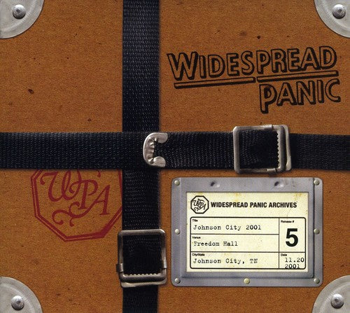 the album cover for Widespread Panic - Johnson City 2001 [6 Panel Cardboard Sleeve]